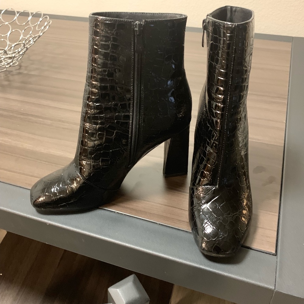 Public Desire Snake Ankle Boots